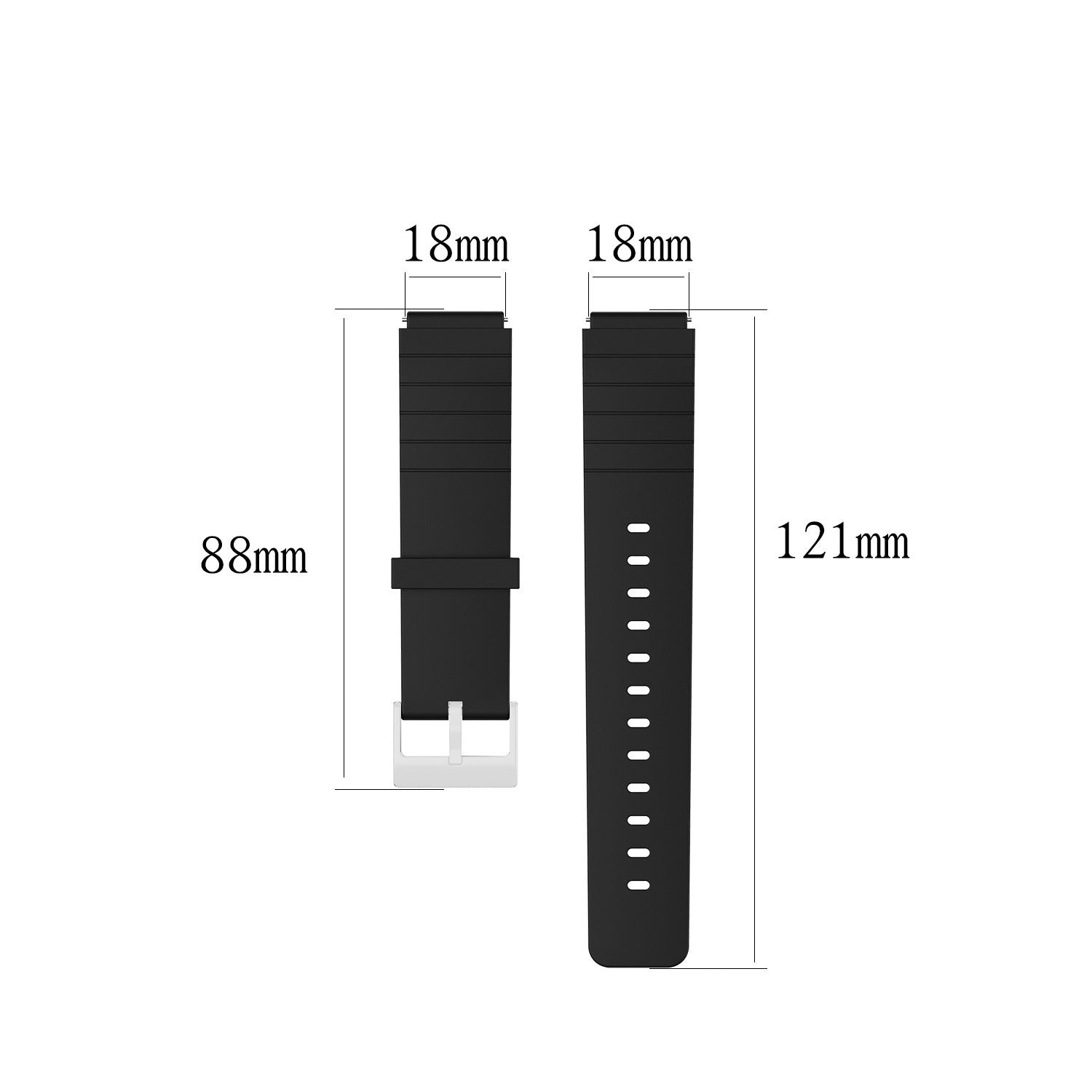 For Mibro Watch GS Silicone Watch Band Adjustable Wrist Strap Replacement For Mibro Watch GS Silicone Watch Band Adjustable Wrist Strap Replacement